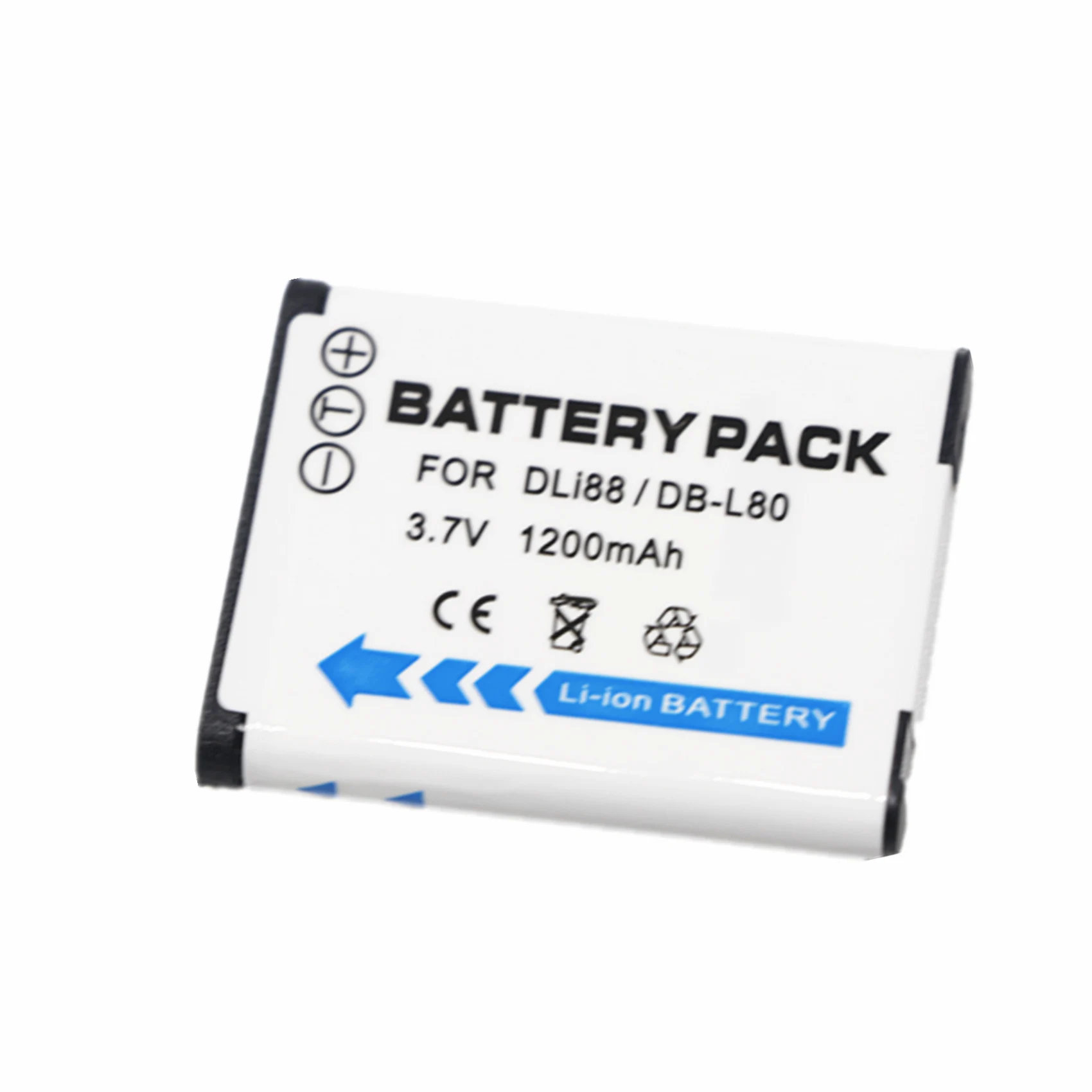CELLONIC 1x Batteria per Fotocamera Compatibile con Sanyo Xacti VPC-CG10, Xacti VPC-CA100, Xacti VPC-CG100, DB-L80 – (740mAh, 3.7V