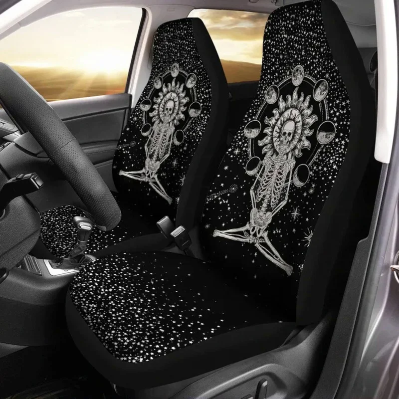

Moon Phase Skull Cover, , Hippie Car Covers, Vehicle for Women, Front Protectors, C