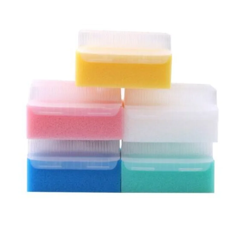 Baby Brush Baby Bath Sponge 5pcs/pack Children Sensory Brush Baby Bath Sponge Brush Surgical Hands Denture Cleaning Sterile Sponge Scrub Bristle