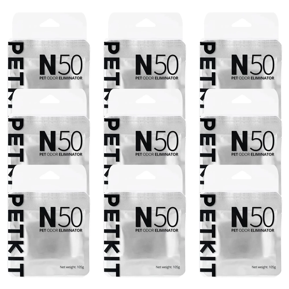 Petkit-Boîte à litière pour chat, élimine les odeurs, Pura Max, toilettes, auto-books, contrôle des odeurs d'origine, matériaux Air Books, N50 1