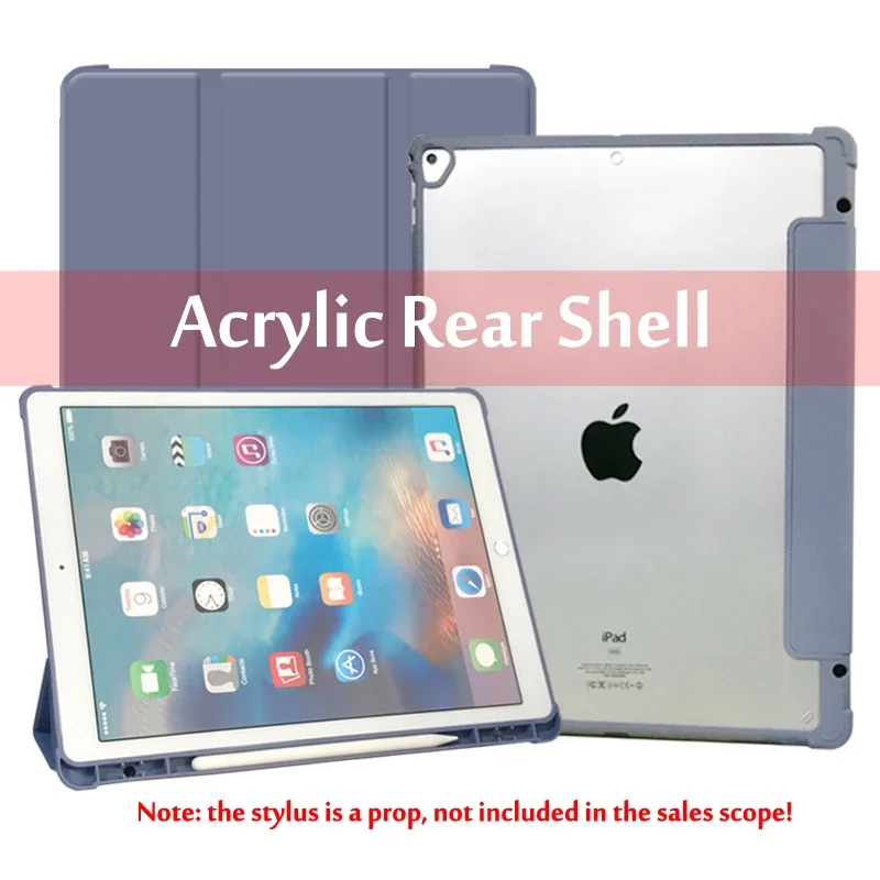 iPad Pro 12.9 Case with Pencil Holder and Magnetic Smart Cover