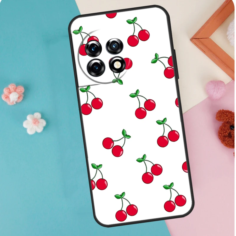 Black Pink Cherry Phone Case