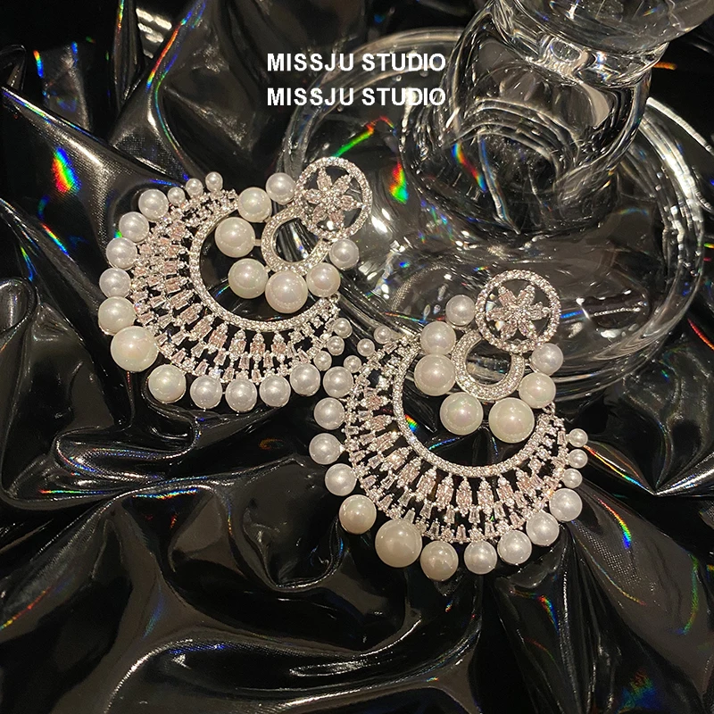 Classic Women's 18K Gold Earrings Turkey Bijoux Vintage Bohemia Pearl Beaded Tassel Earrings Ethnic Tribe Indian Jewelry