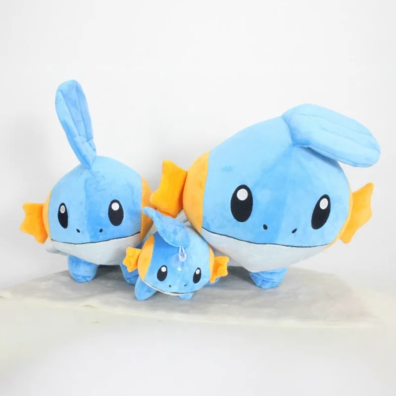 23/30cm Mudkip Pokemon Anime Soft Stuffed Plush Doll Cartoon Fish Boys Birthday Gift Home Decoration Throw Pillow Plush Toys view 4