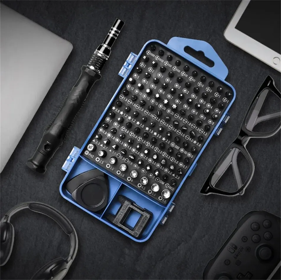 115/117 in 1 Precision Screwdriver Set Magnetic Torx Hex Screw Driver Bits Professional Repair Tool Kit for iPhone Xiaomi Mac PC 5