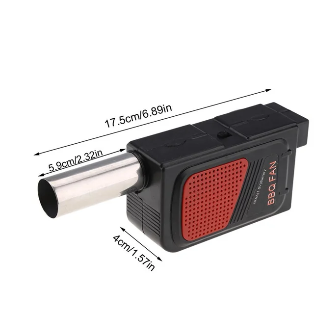 2023 Hordozható Kézi Elektromos Bbq Ventilátor Légfúvó Kültéri Kempinghez Barbecue Piknik Főző Szerszám Grill Kiegészítők - Image 5