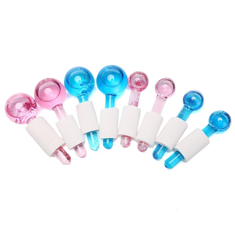 Large Beauty Crystal Ball Facial Cooling Ice Globes For Face And Eye Massage Roller Large Beauty Ice Hockey Energy 1pc