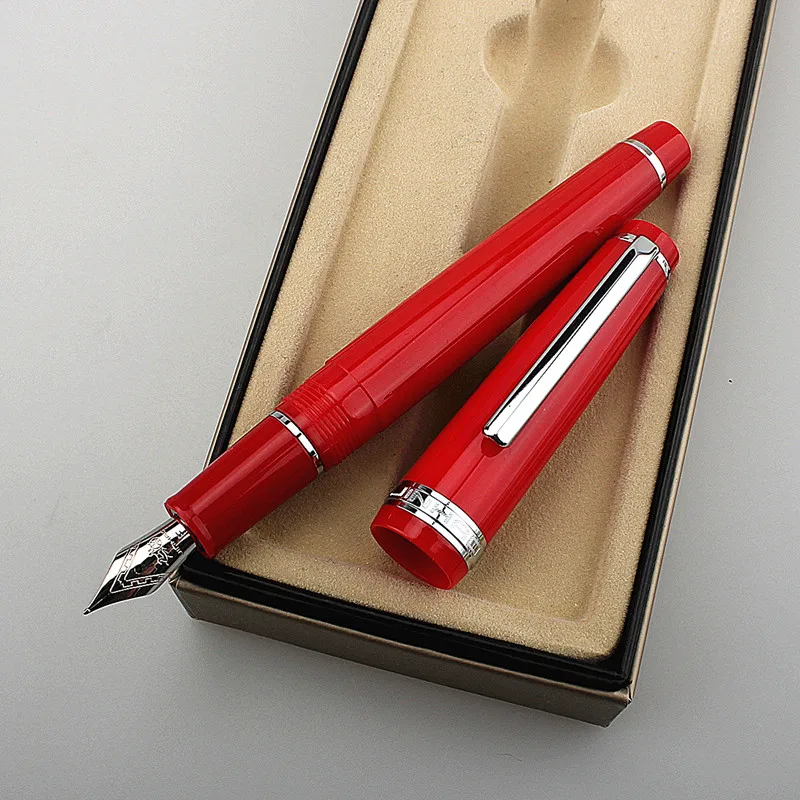 Luxury Jinhao 82 Series Fountain Pen Acrylic F 0.5mm Nib School Office Supplies Business Writing Ink Pens 2
