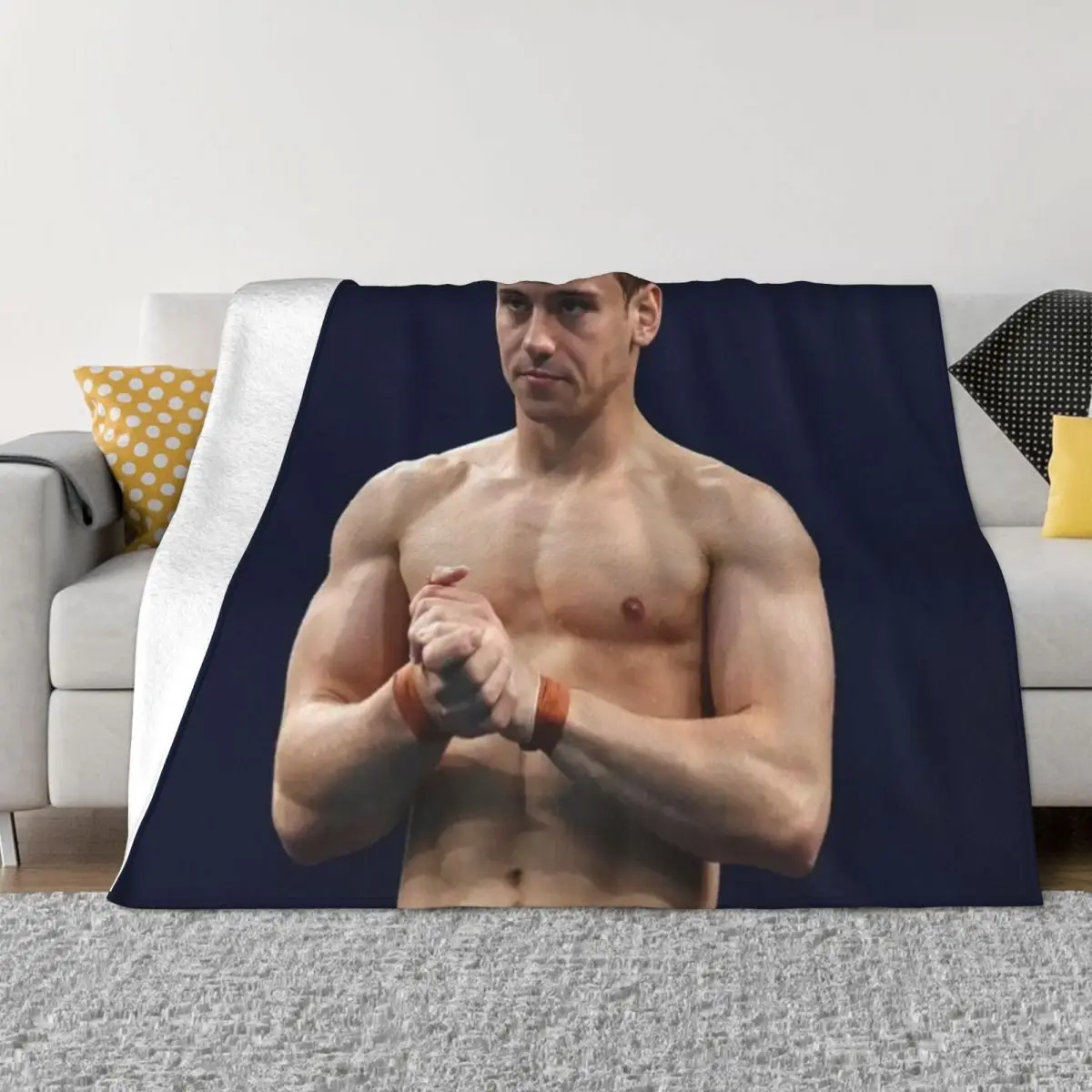 

tom daley Throw Blanket Sofas Plaid on the sofa Blankets