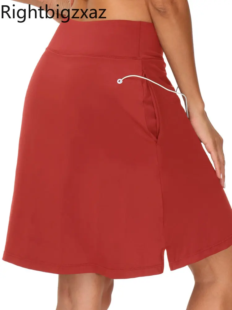 Golf Apparel Spring Summer Autumn Women's Golf Skirt Solid Tennis Skirt Casual Outdoor Sports Clothes for Woman