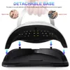 320W Nail Lamp UV 72LED Nail Lamp Dryer Big Power Fast Curing Nail Gel Professional Nail Dryers UV Gel Drying Tools Machine 3
