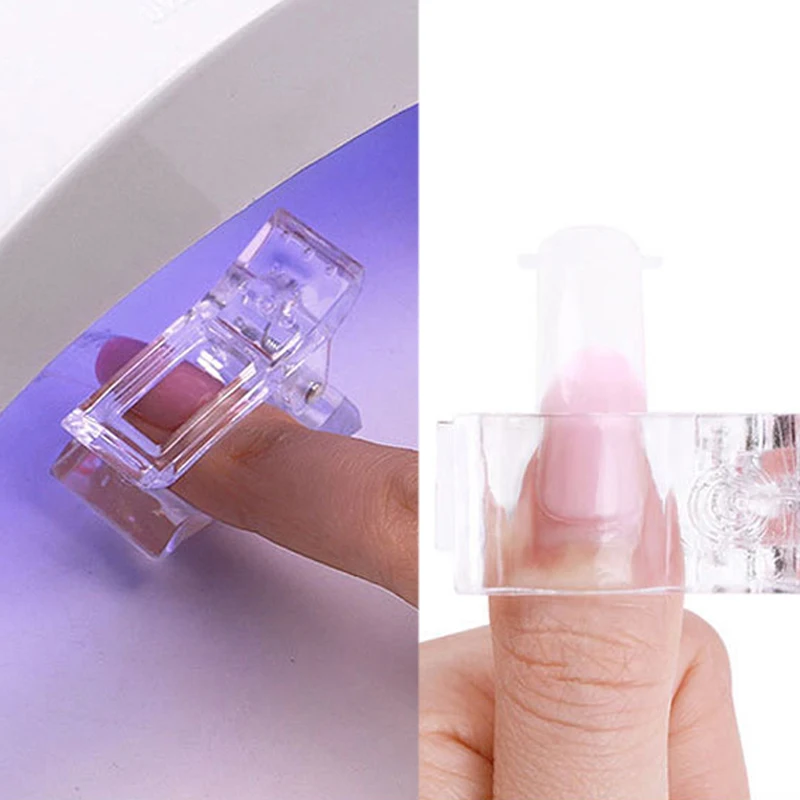 Transparent Acrylic Nail Clip 5/10PCS Building Tips Clips Finger Nail 6 S1a6b59f5910340319d4e216194559a55K