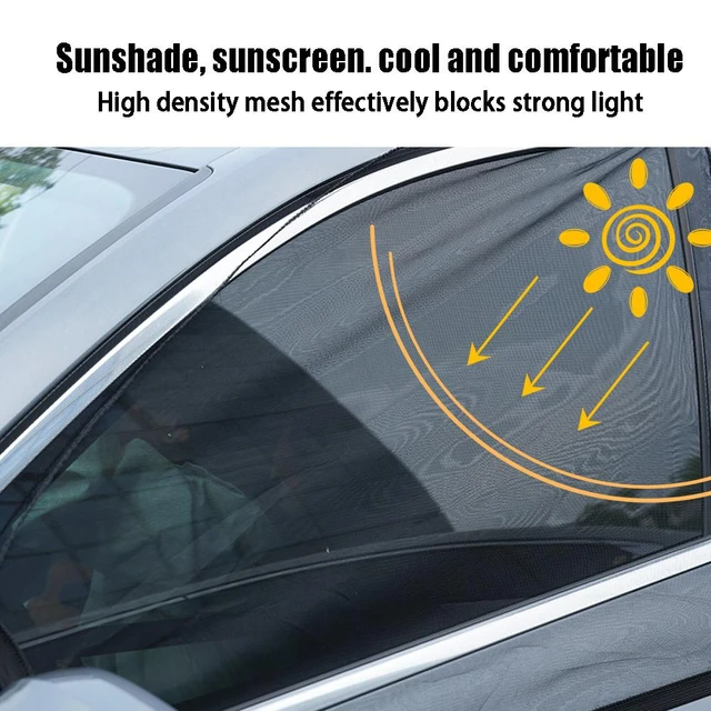 Baby Car Window Shades - (4 Pack) Car Side Window Sun Shade for Baby with  Total Sun Glare, Heat and UV Protection Back Window Sunshade Blocker for Car  - China Car Windshield