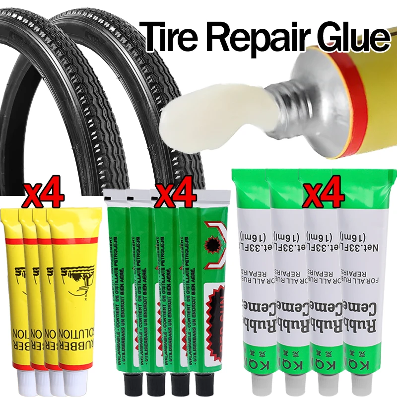 

6ml-20ml Bicycle Tire Tyre Repairing Glue Universal Car Motorcycle Bike Wheel Repairing Inner Tube Puncture Rubber Glue Tools