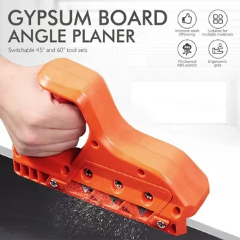 Taglierina Rapida per Cartongesso, Pialla Manuale per Bordi in Gesso, Utensile da Taglio per Falegnameria 45° °   60 °   Utensile Manuale per Rifinitura