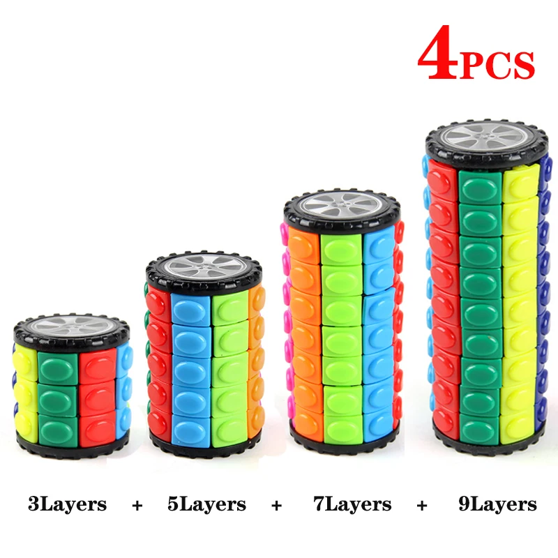 Multilayer Corn Cube 3D Magic Tower - Intelligence-Boosting Stress Relief Toy