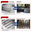 30L Electric Fryer Big Capacity Commercial Fried Chicken French Fries Frying Machine Stainless Steel 6000W Deep Fryer 4
