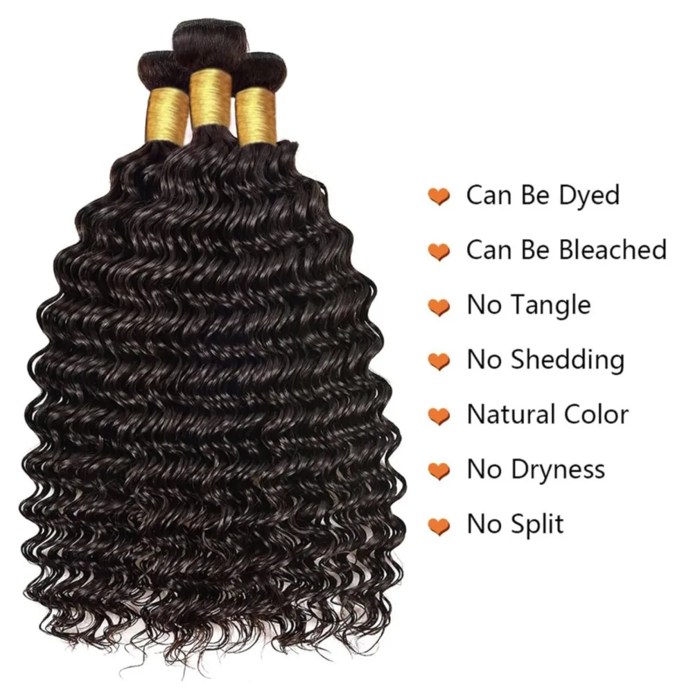 Human hair bundles with closure frontal for women