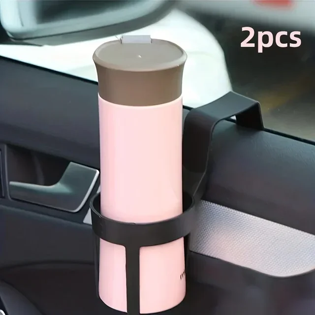 2Pcs Portable Car Cup Holder Universal Window Drink Bottle Holder Stand Container Hook For Car Truck Interior Accessories Decor 4
