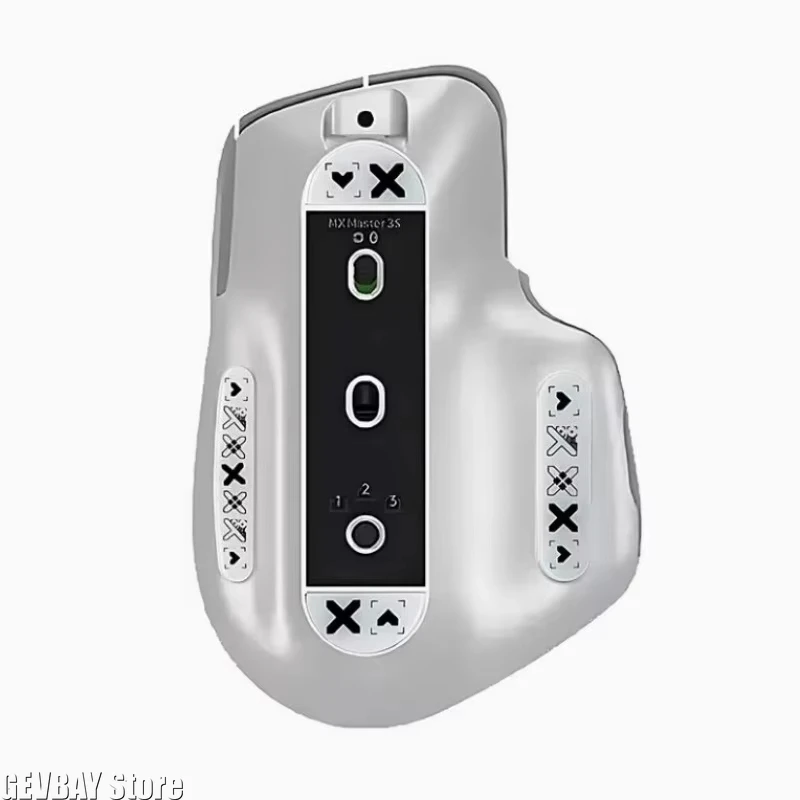 Logitech MX Master 3/3s용 유리 마우스 스케이트 마우스 피트 패드 부드럽고 내구성이 뛰어난 슬림 2.5D 곡선 가장자리 마우스 액세서리