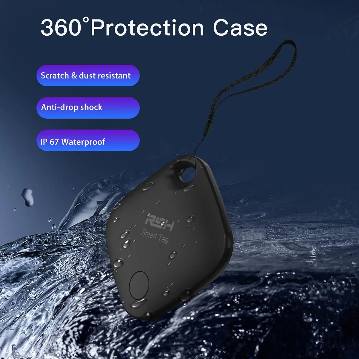 2pcs /4pcs Smart Tag Suit Work with Apple Find My App Key Finder For Iphones Luggage Tracker with Silicone Protect Shell