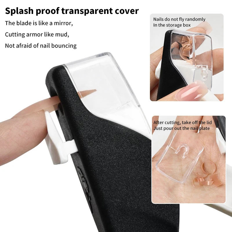 Acrylic False Nail Clipper Manicure Clamp Clippers Special Type U-shaped Cutters Stainless Steel Trimmers False Nail Tips Tools