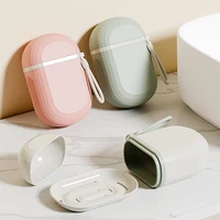 Travel Soap Dish With Drain Water Portable Soap Storage Box Sealed Waterproof Soap Holder Container Bathroom Supplies Camping 1