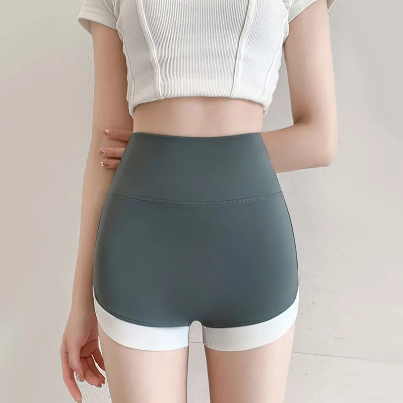 Peach Hips Erotic High Waist Sports Shorts Women Tight Sexy Spice Girls Casual Running And Fitness Shorts  2023 summer