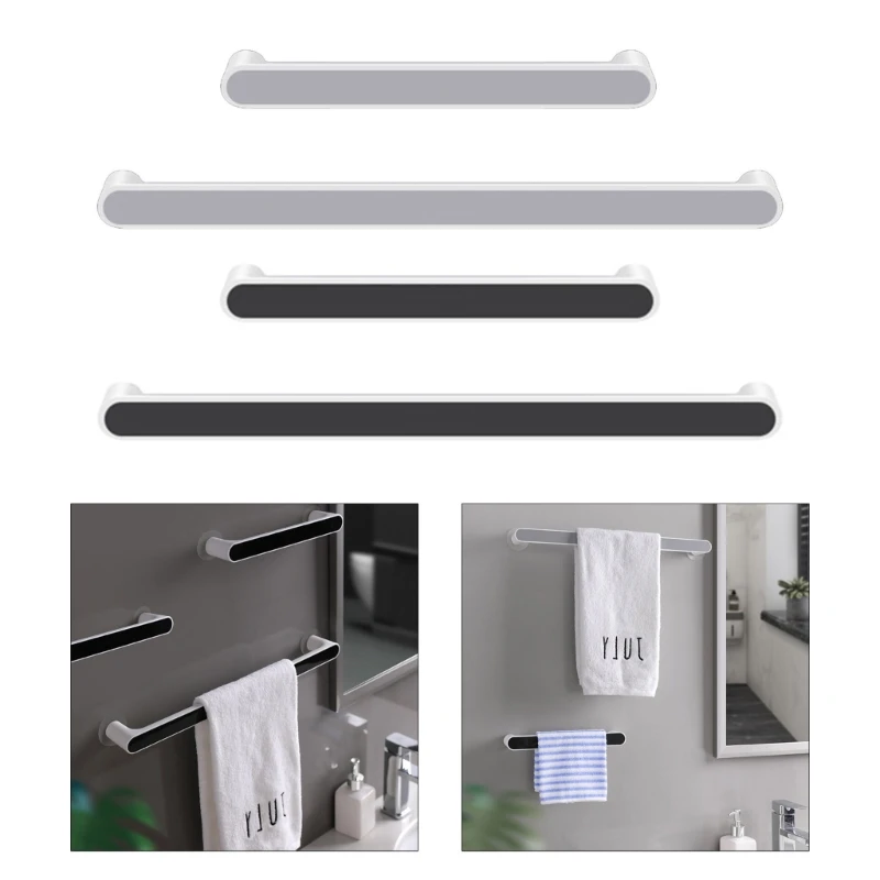 Multifunction Towel Rack Wall Mounted Kitchen Bathroom Bedroom Towel Household