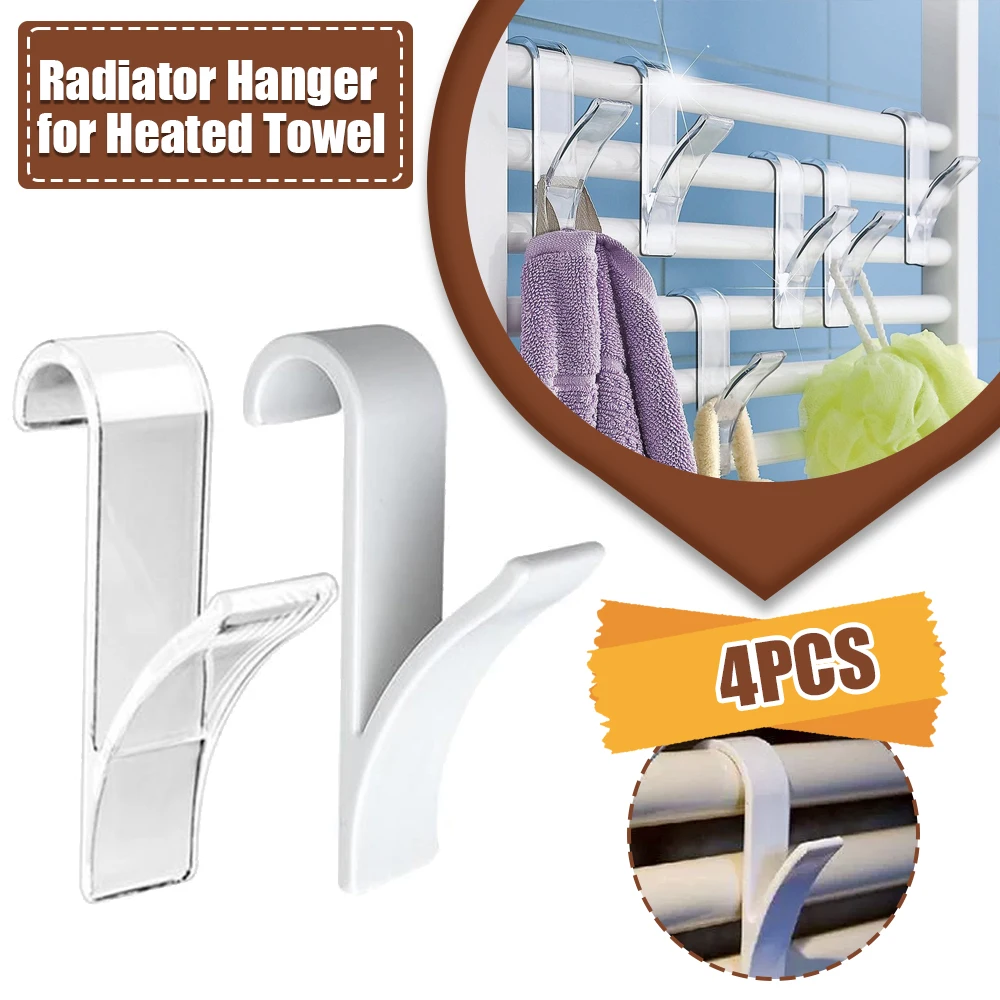 4pcs-Hanger-for-Heated-Towel-Radiator-Rail-Bath-Hook-Holder-Clothes ...