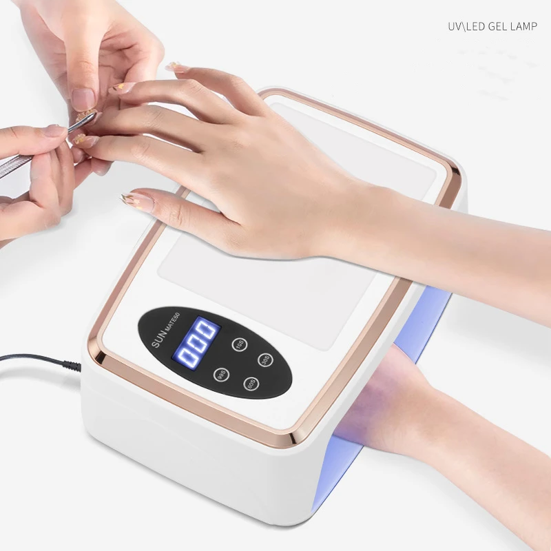 Professional Hand Pillow Large Space Nail Dryer 90 Led Nail Dryer UV Lamp for Curing All Gel Nail Polish Motion Sensing Manicure 4