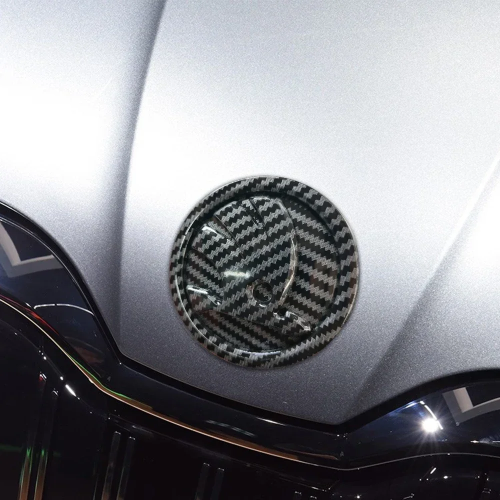 Skoda Fabia 1 2 Octavia a7 RS 용 2Pcs 80mm 90mm 엠블럼 뛰어난 Rapid Yeti Karoq Vision 자동차 헤드 전면 후면 부츠 테일 게이트 스티커