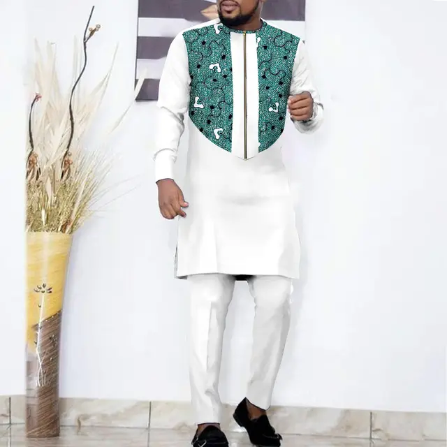 Musa Long Sleeve Dashiki Outfit