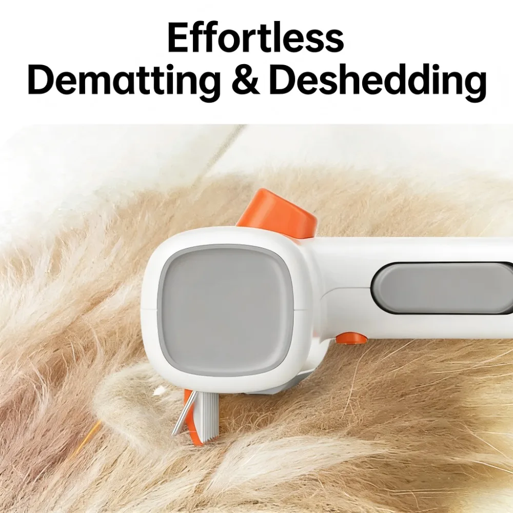 2‑in‑1 Katzenkamm – Dematting & Deshedding Tool
