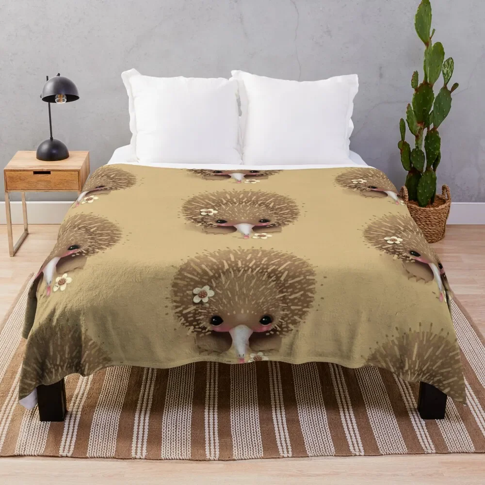 

Baby Echidna Throw Blanket Fashion Sofas Thermals For Travel Fluffys Large Softest Blankets