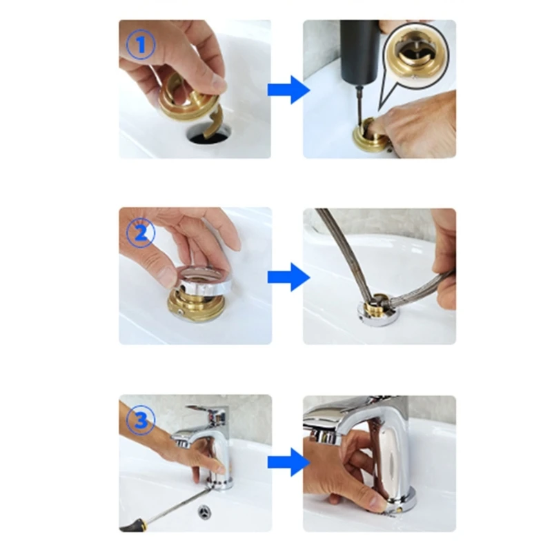 Faucet Fixed Base Holder Stand Faucet Nut Kitchen Bathroom Washing Basin Holder Installation Fastener Accessories