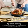 Air Fryer, Microwave, Freezer & Dishwasher Safe, Non Toxic Glass Portable Cooking System, 4 QT & 6 Cup Glass Containers 4