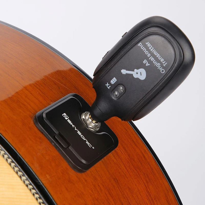 Wireless Guitar System Built In 4 Channels Wireless Guitar Transmitter Receiver For Electric Bass Violin Electric