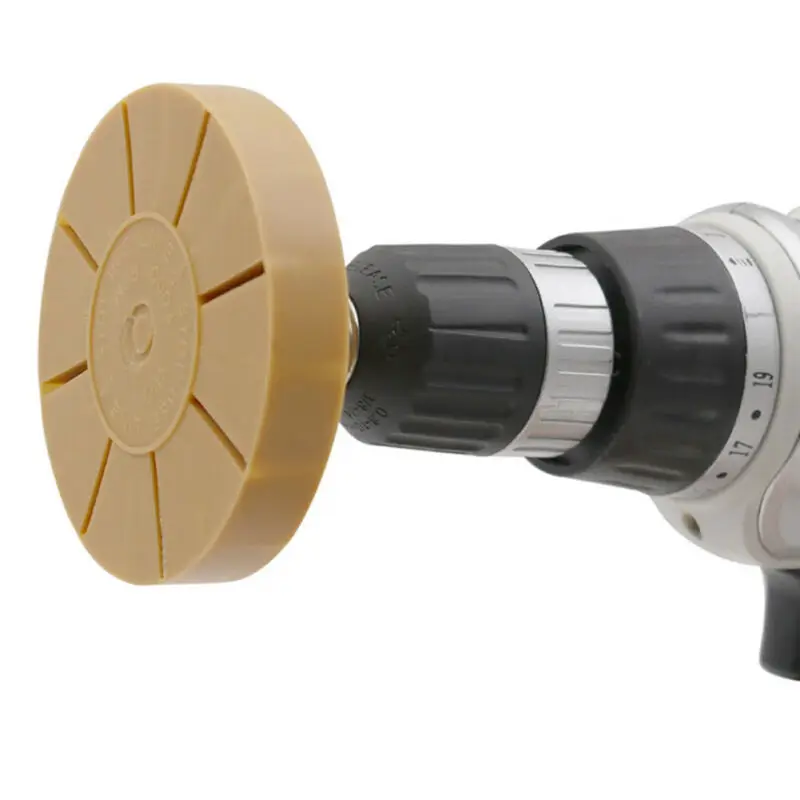 

Car Grinding Wheel Film Remover W/ Drill Adapter Equipment Removing Tool Sticker Supplies 3.5-inch Durable New