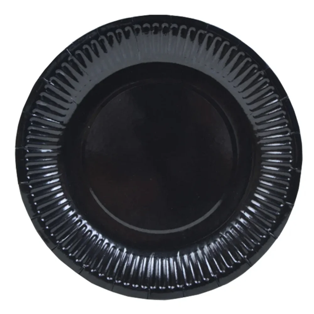 Party Tableware Disposable Food Trays 10pcs Disposable Paper Plates 7 Inch Dessert Plate