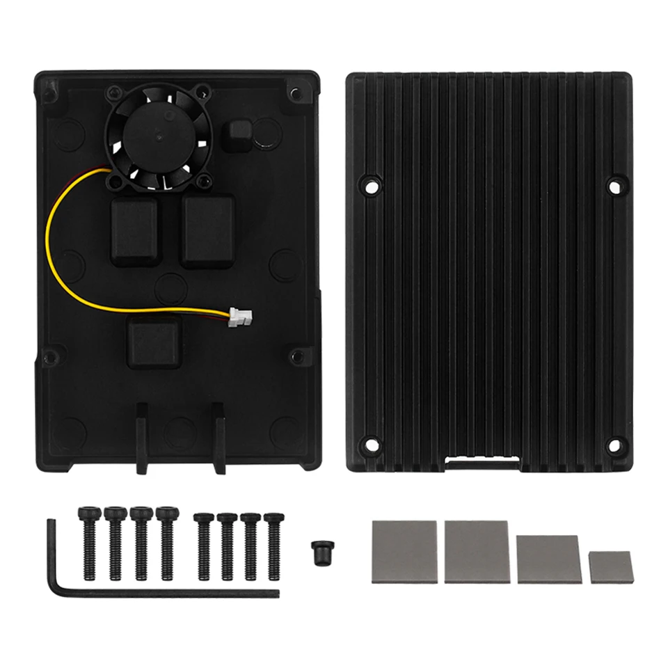 Aluminum Alloy Cooling Case for Raspberry Pi 5