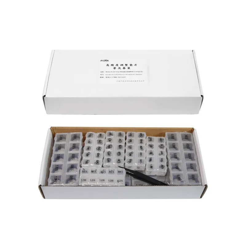 Injector Repair Kits 555PCS Common Rail Injector Repair Adjustment Washer Shims for Bo-sch for Den-so B11 B12 B13 B14 B16 B22 B25 B26 B27 B31 B48