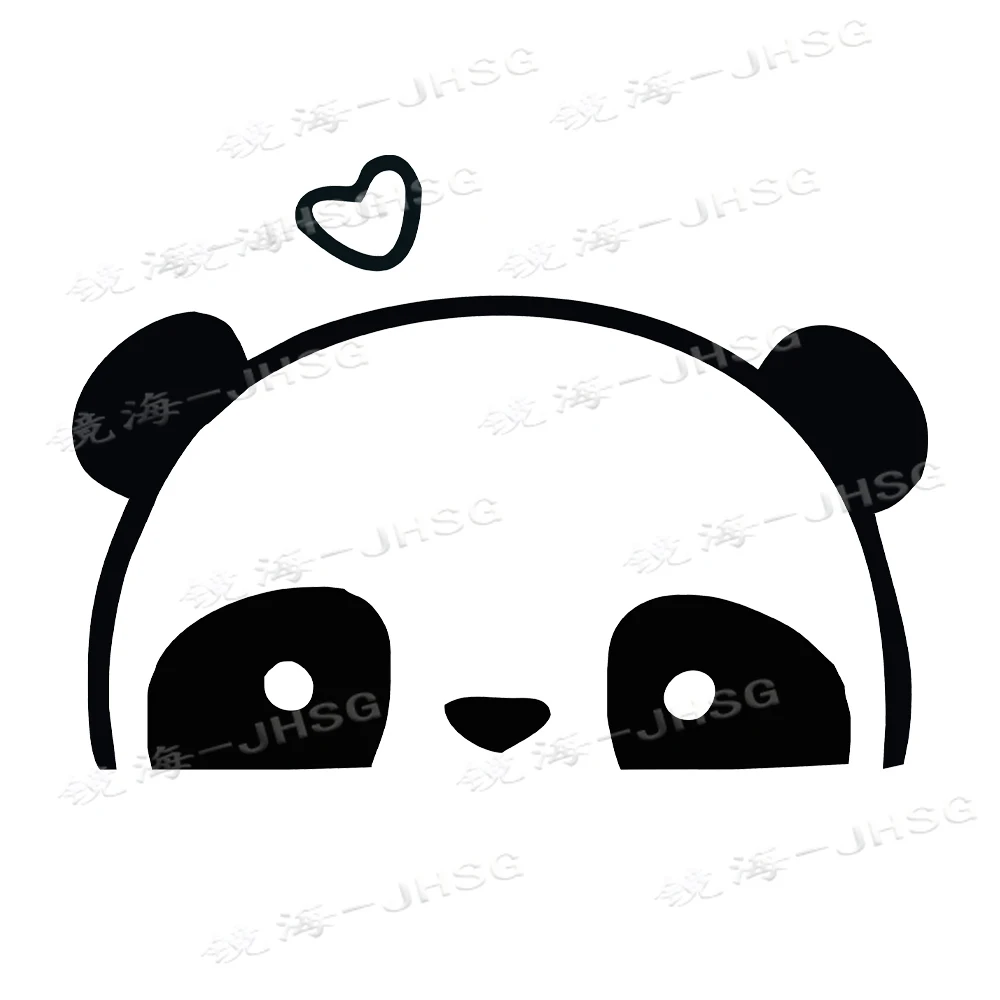 

Cute Panda Head Car Decal Removable Anti Window Body Decal Waterproof Vinyl