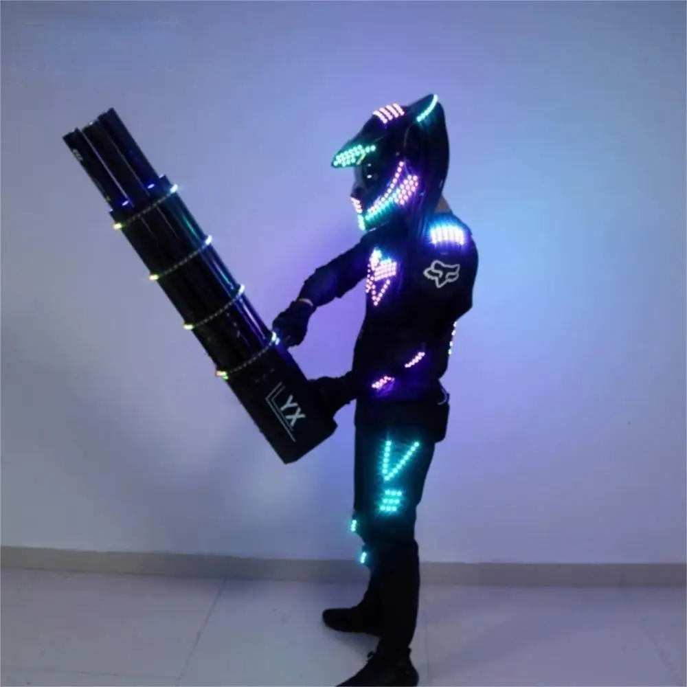 Рисунок 4 - Костюм робота со светодиодной подсветкой RGB