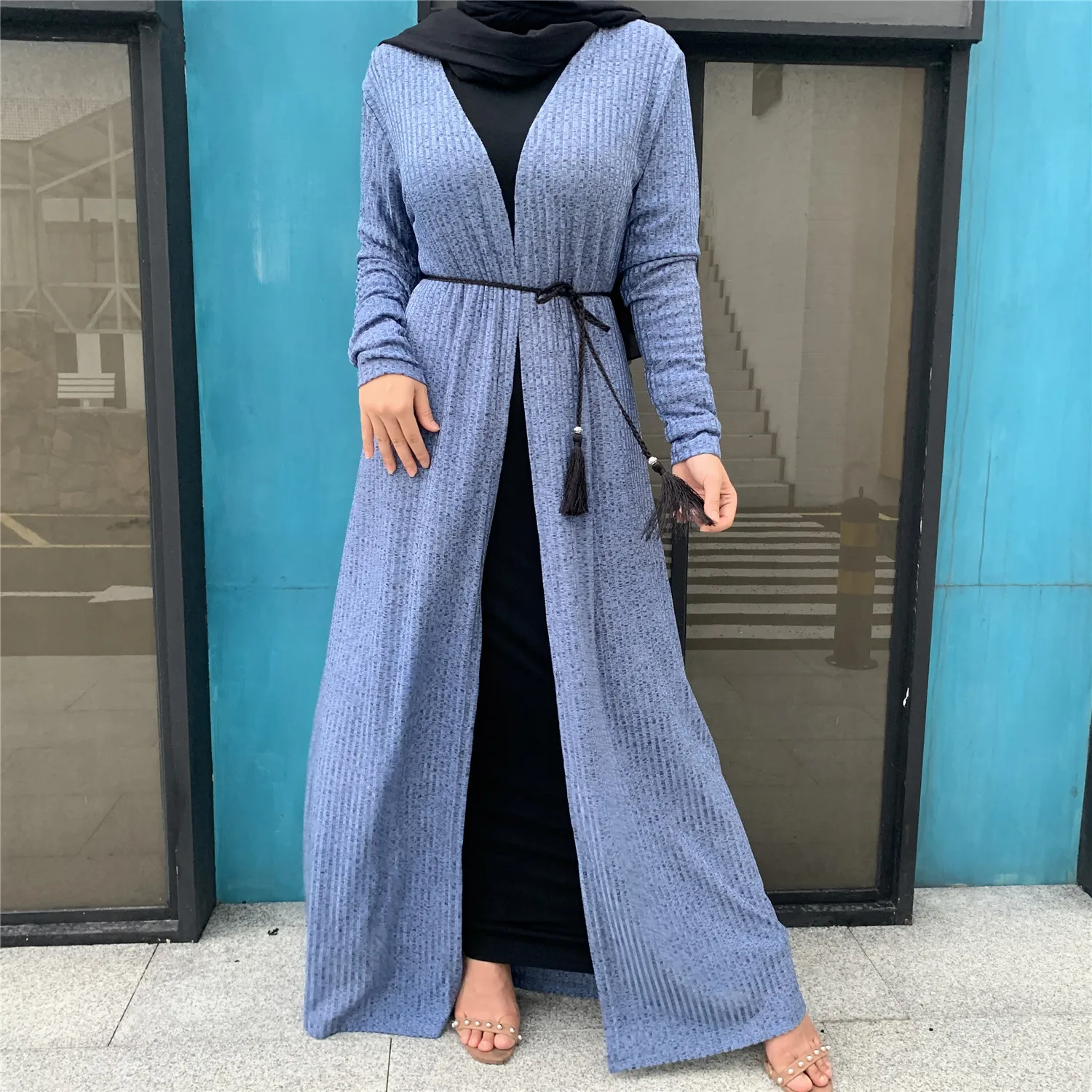 

Islamic Dresses Abayas Adult Satin Casual Slight Strech Polyester Abaya Jilbab Fashion