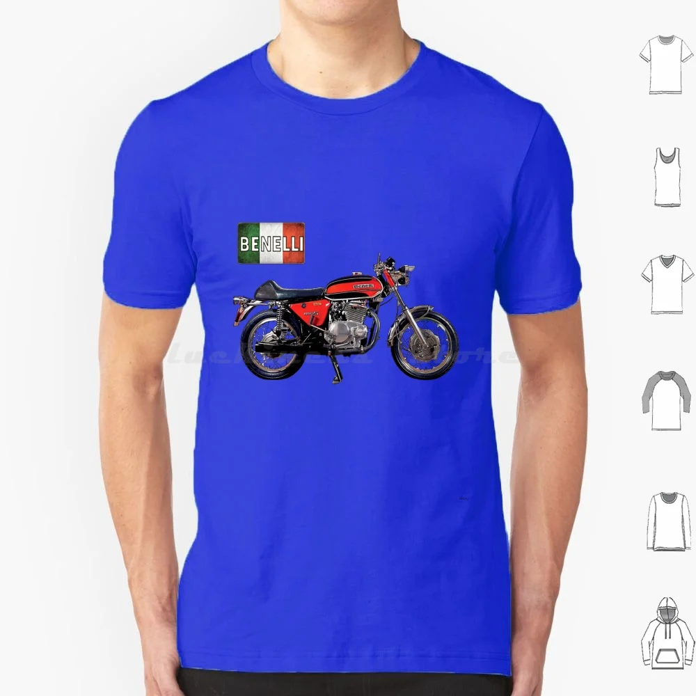 Benelli Classic Motorcycle T Shirt 6Xl Cotton Cool Tee Benelli Vintage Motorcycle Italy Bike Racing Vintage Motorcycle