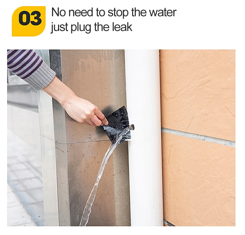 fita parar vazamentos selo reparação fita desempenho