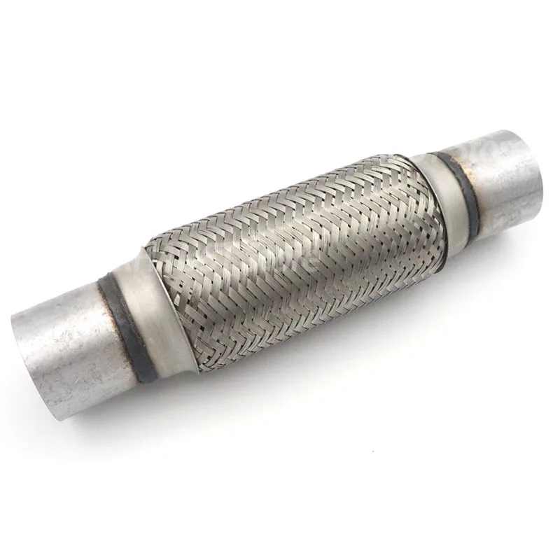ID.57mm/2.25in ID.45mm/1.88in Exhaust Flex Pipe Stainless Steel Corrugated Flexible Joint Tube for Car Trucks