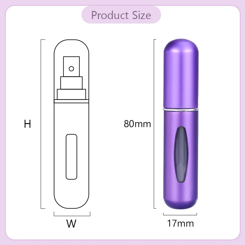 Portable Mini Refillable Perfume Atomizer 5/8ml Aluminum Perfume Bottle Spray Bottle spray bottle,perfume bottle,perfume atomizer,mini perfume bottle,perfume refill bottle,mini perfume atomizer,refillable bottle,refillable empty bottle,refillable cosmetic bottle,refillable perfume bottle