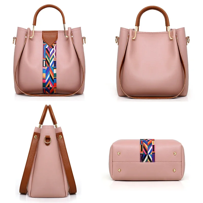 4 Pcs Luxury Handbag Large Capacity Tote Bag Women's Bag Fashion Shoulder Bag,Wallet,Card Case